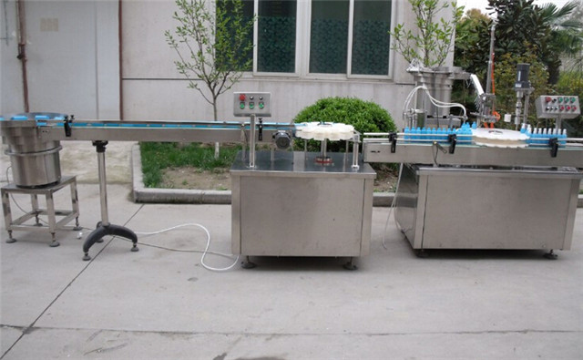 custom low cost aerosol filling line automatic bottle unscrambler linear filling rotary screw capping vertical labeling equipment machinery