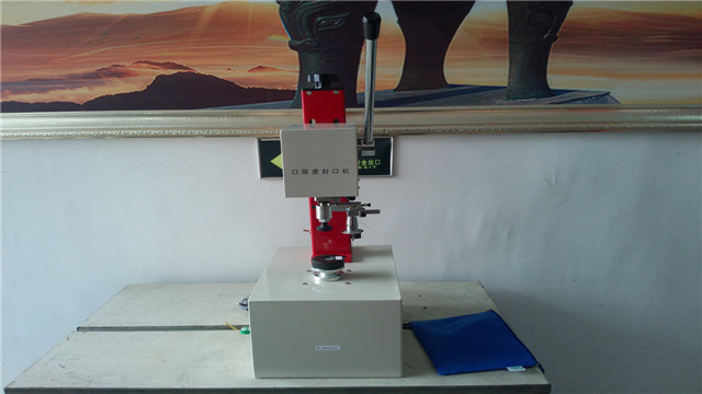 bench top manually operated Vial crimping machine semi autom