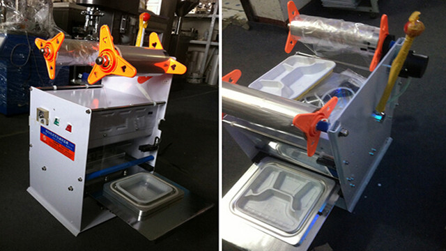 YX-S1000 electric tray sealing machine box sealer equipment 