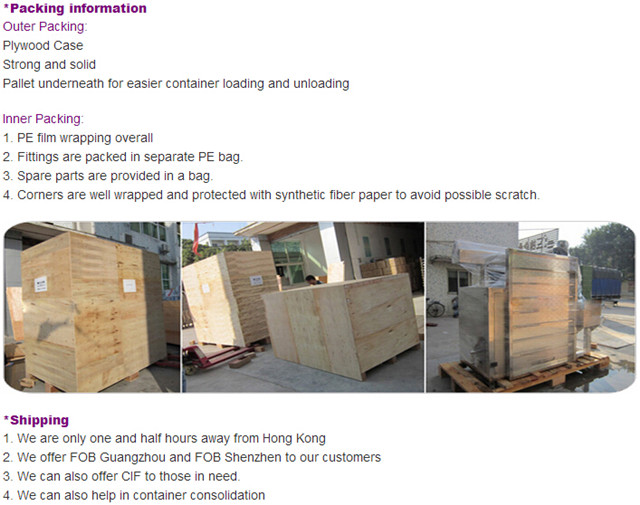 wooden case packaging of YX-PF negative pressure rotary fill