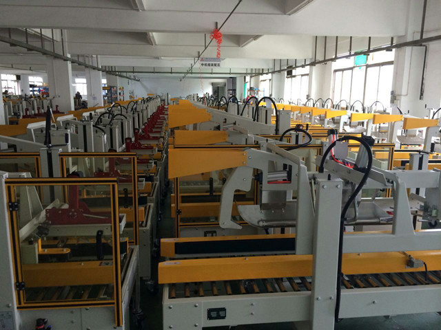 workshop view for carton sealing machines various model for 