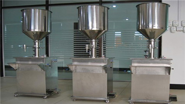 2000ml Vertical filling machine with double heads cream filler equipment semi automatic filling machine China Machines