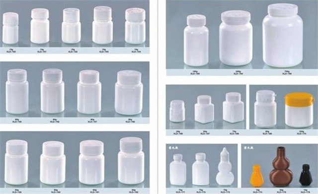 filled bottles by tablets capsule granules candy filling cou