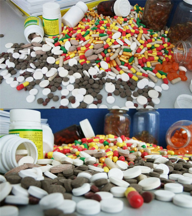 filled capsule samples by tablets capsule granules candy fil