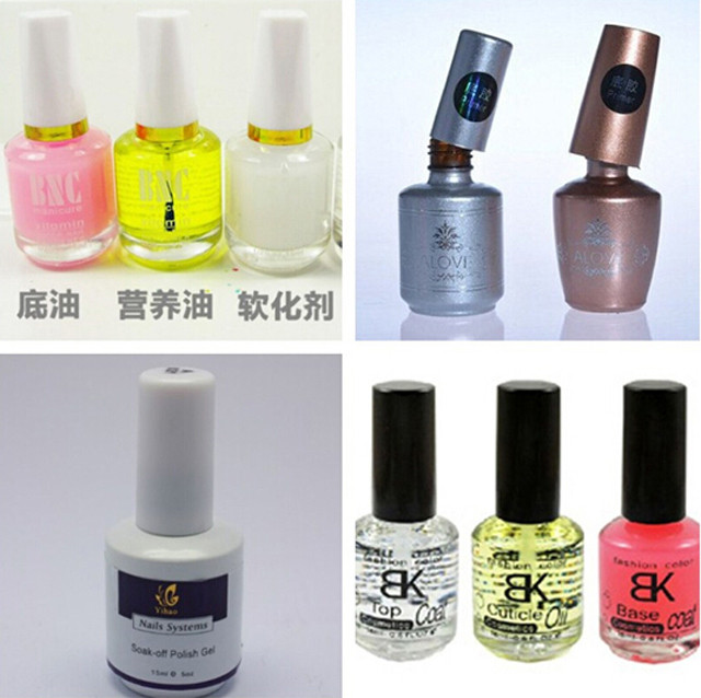 sample bottles to be filled by Nail polish eye drops filling