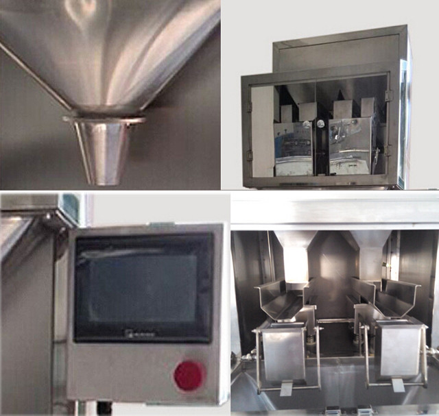details of linear 4 heads weigher equipment weighing scale b