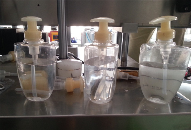 capped bottles by bottle samples for inline screw capping ma
