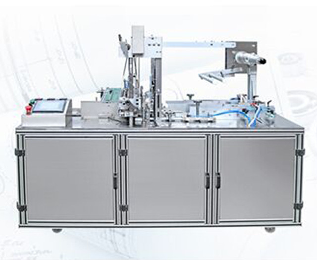 full view of YX-200A fully automatic overwrapping machine bo