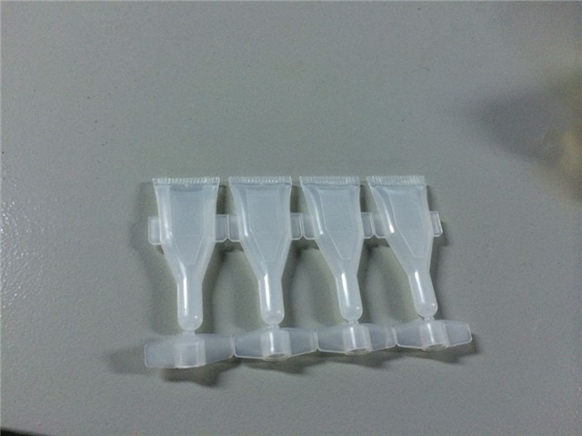 tube sample final product after being sealed by the YX-005 u
