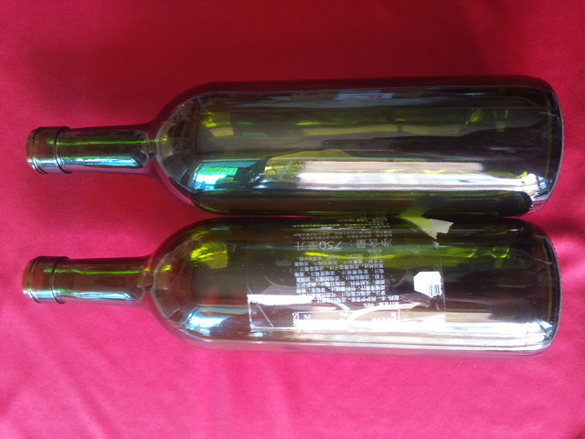 bottle samples for YX-RL25 wine bottle labeling machine auto