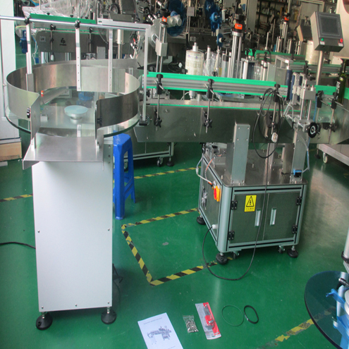 final finished products of automatic labelling machine with 