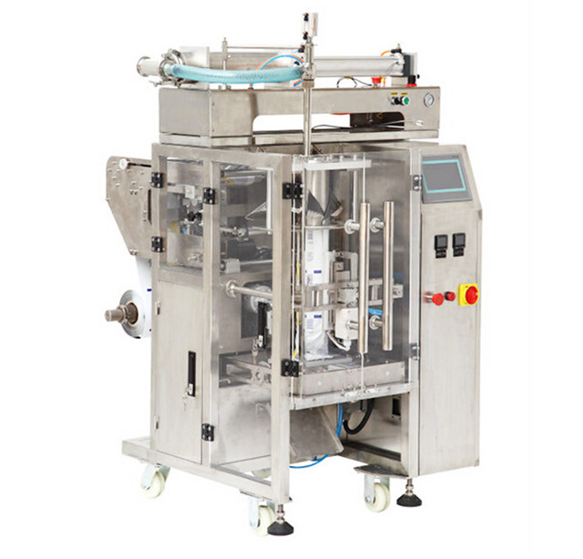 hair gel cream lotion liquid packaging machine fully automated bagging system form fill seal equipments VFFS machinery