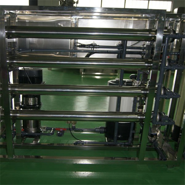 detailed photo of reverse osmosis treatment industrial water