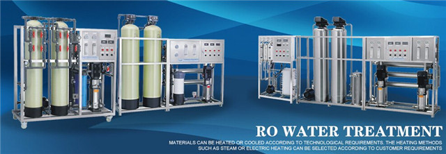 full view of reverse osmosis treatment industrial water puri