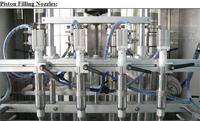 piston filling nozzle of  liquid filling machine automatic p