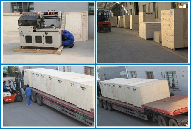 packing and shipment of PE POF film L-type heat sealing shri